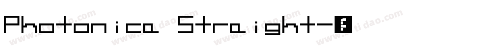 Photonica Straight字体转换